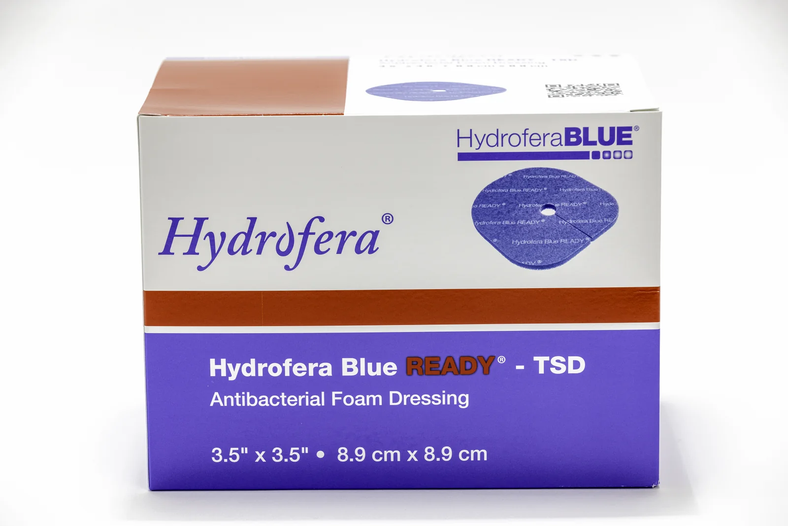 Hydrofera Blue READY Tube Site Dressing product packaging box