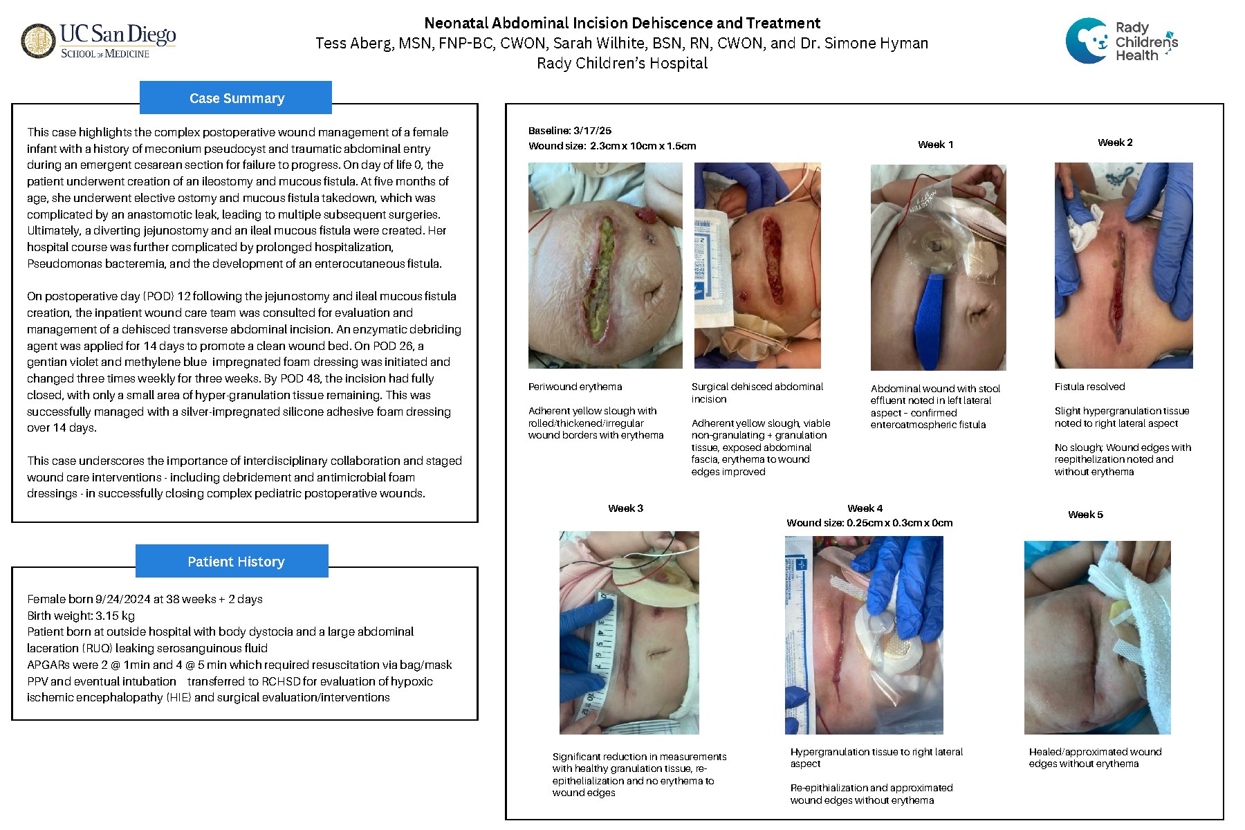 Cover preview for Neonatal Abdominal Incision Dehiscence and Treatment
